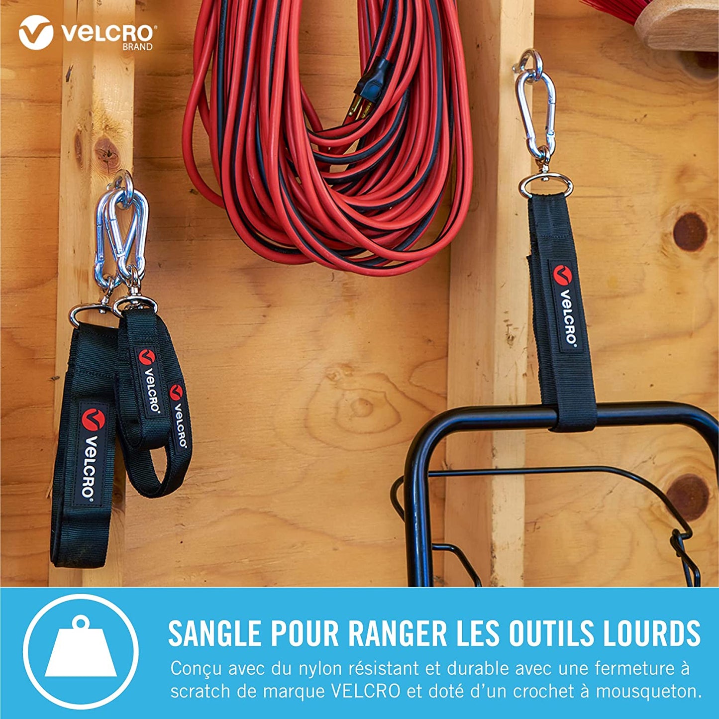 VELCRO 30120 Easy Hang Strap Small 25mm x 40.5cm