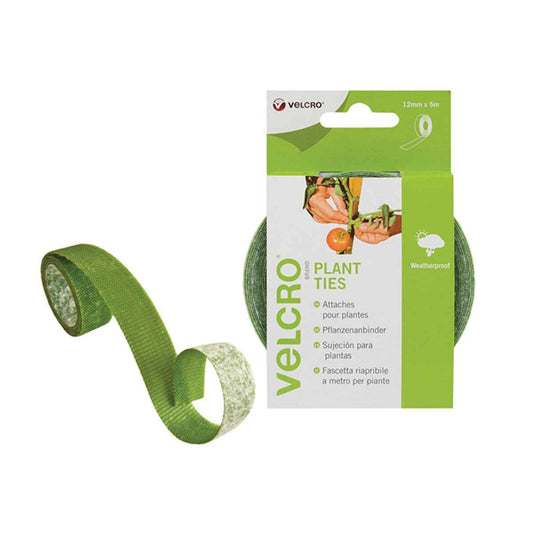 VELCRO 63202 ONE-WRAP Plant Ties 12mm x 5m Green