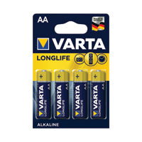 Varta Longlife AA Battery Pk4