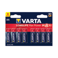Varta Llife Max Pwr AA Battery Pk8
