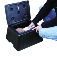 Mini Grit Bin Black W/Scoop