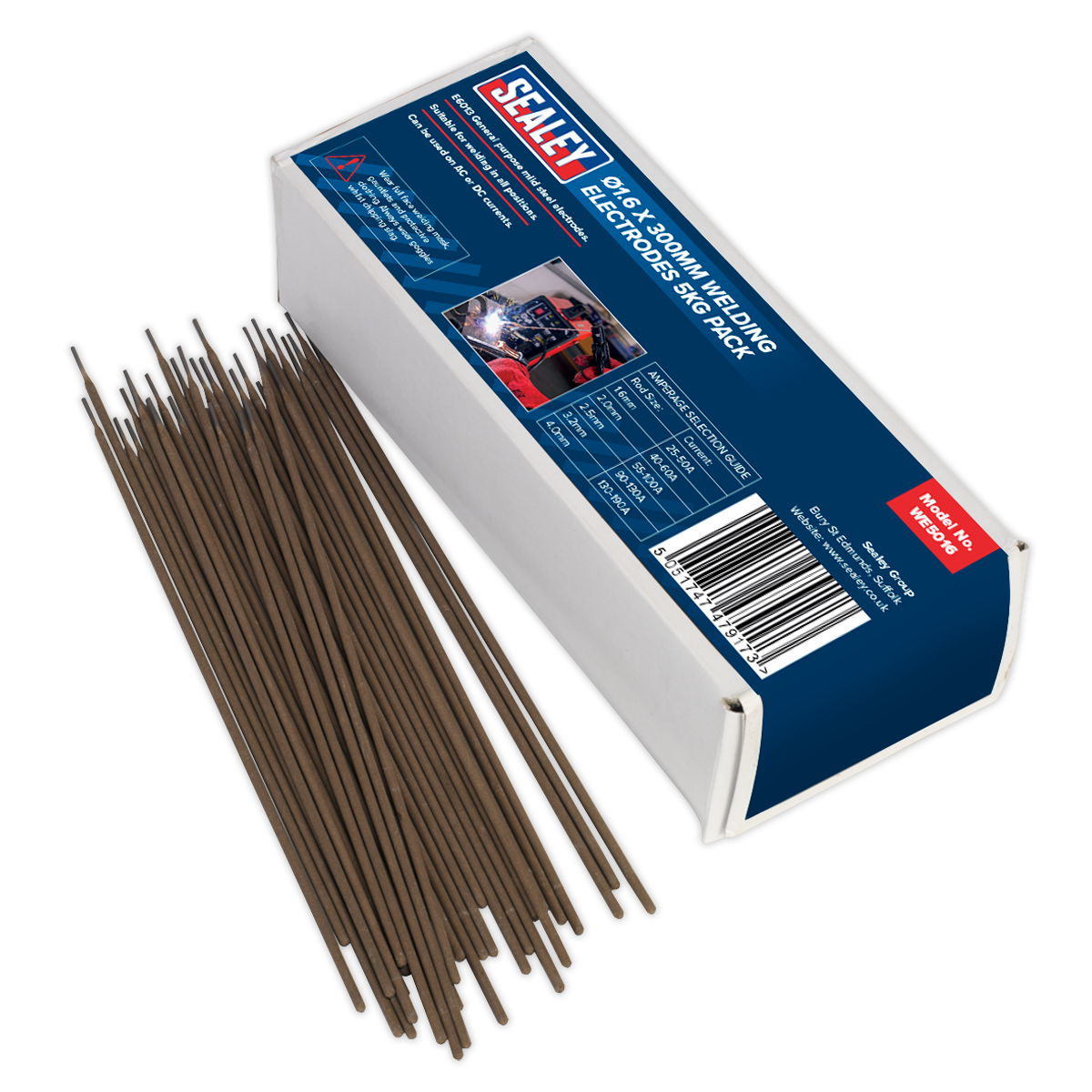 SEALEY - WE5016 Welding Electrodes �1.6 x 300mm 5kg Pack