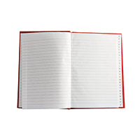 Casebound A5 Index Book Pk10