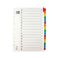Np A4 Mylar Index A-Z Multi