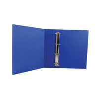4 D-Ring Pres Binder Blue 75mm Pk10
