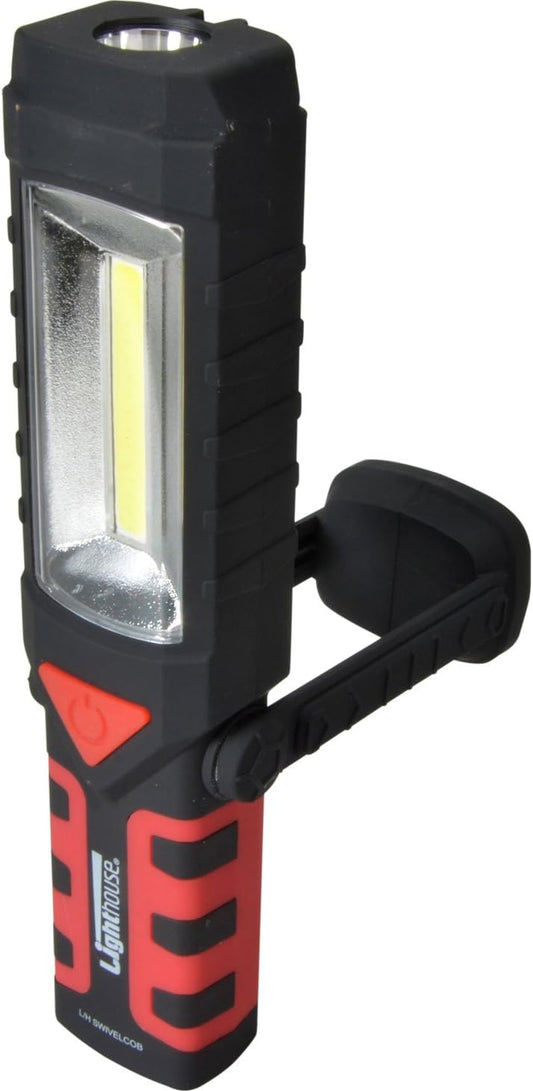 Lighthouse SWIVELCOB COB LED Swivel Base Torch - Multi-Colour [Energy Class A]