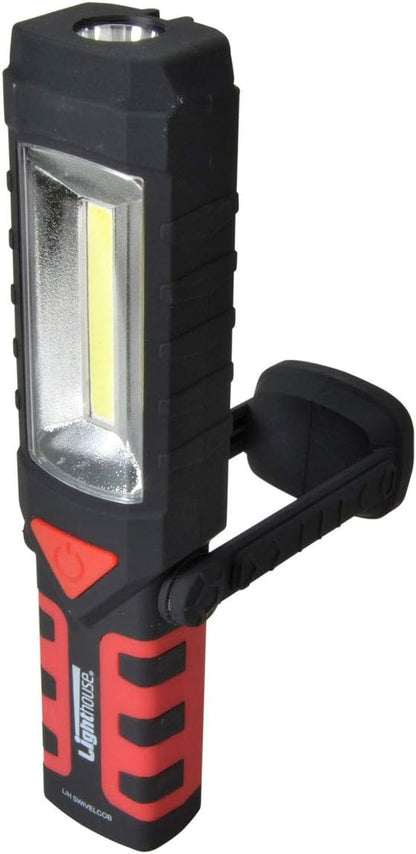 Lighthouse SWIVELCOB COB LED Swivel Base Torch - Multi-Colour [Energy Class A]