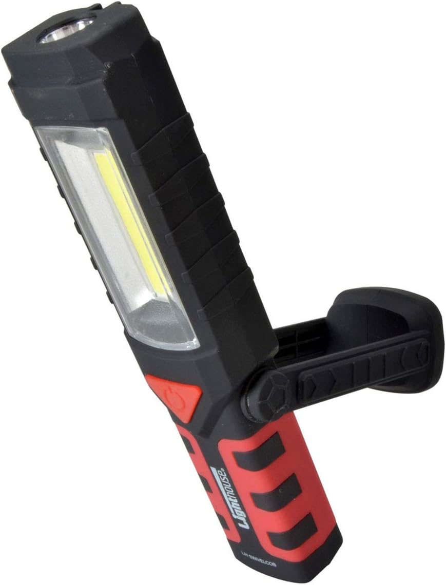 Lighthouse SWIVELCOB COB LED Swivel Base Torch - Multi-Colour [Energy Class A]