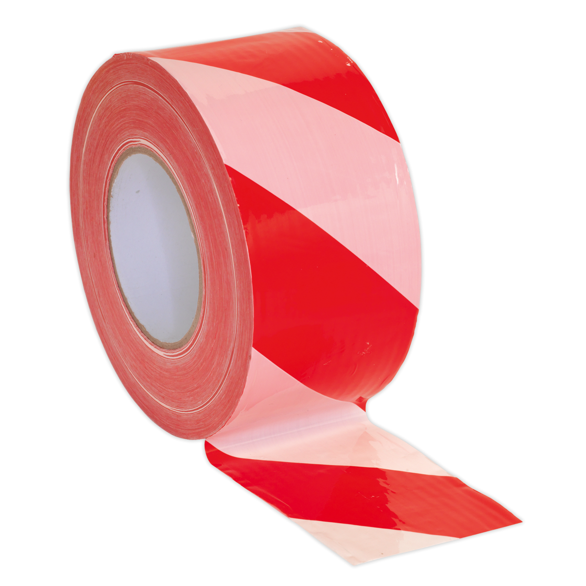 1 x Yuzet Barrier Warning Tape NON Adhesive Red/White 75mm x 500m Cordon
