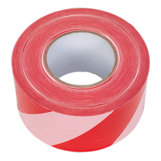 Yuzet Barrier Warning Tape NON Adhesive Red/White Black/Yellow 75mm x 500m