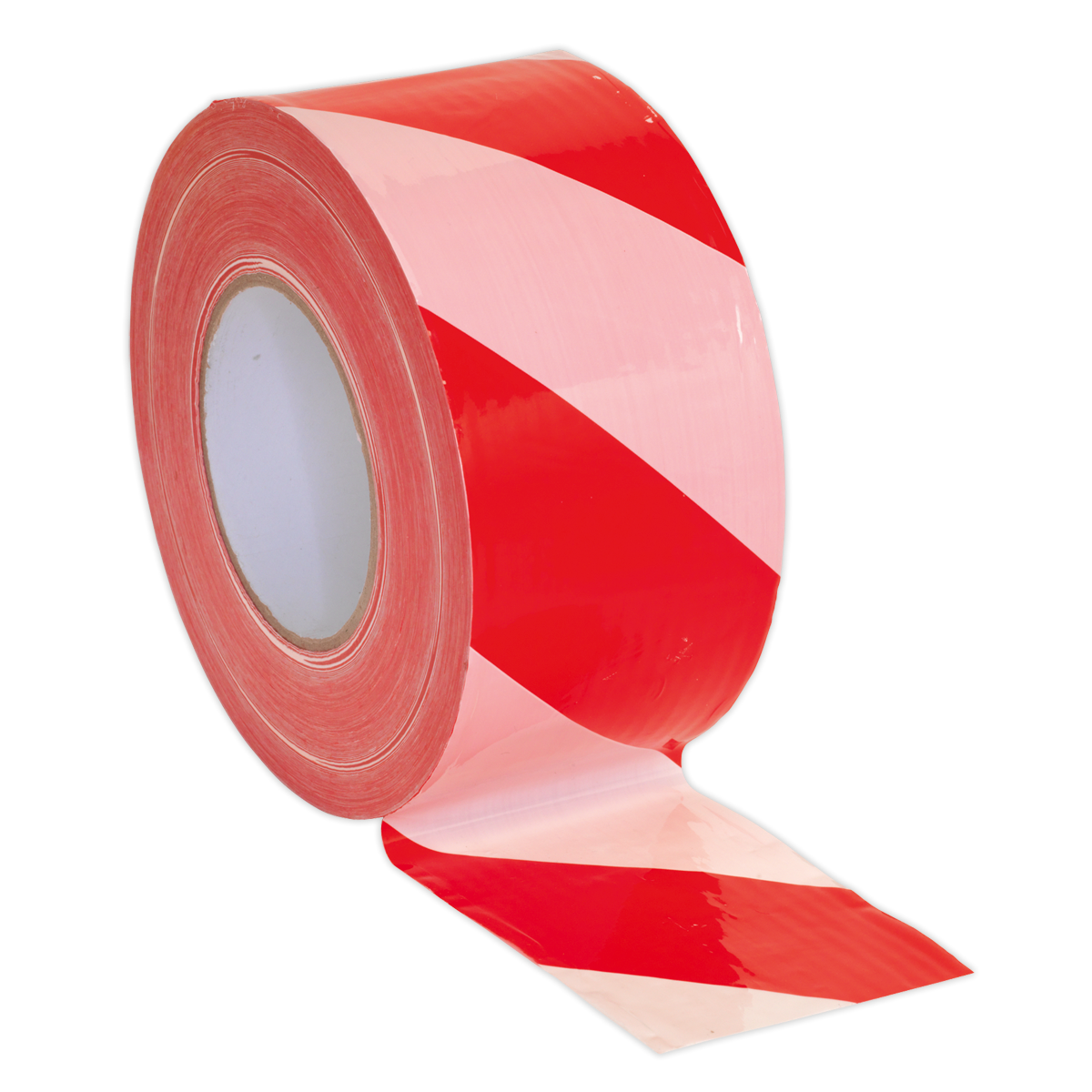 6 x Yuzet Barrier Warning Tape NON Adhesive Red/White 75mm x 500m Cordon