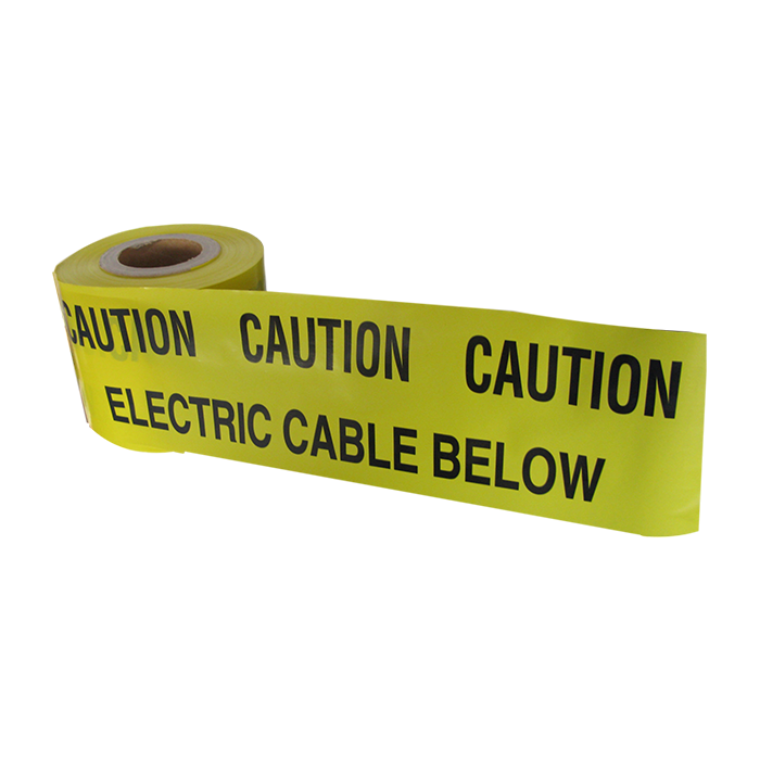 1m Yuzet 150mm x 1m Caution Underground Electric Cable Below warning tape
