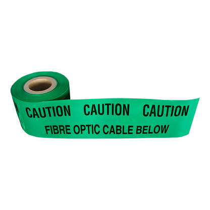 Yuzet 150mm x 10m Caution Underground Fibre Optic Cable warning tape