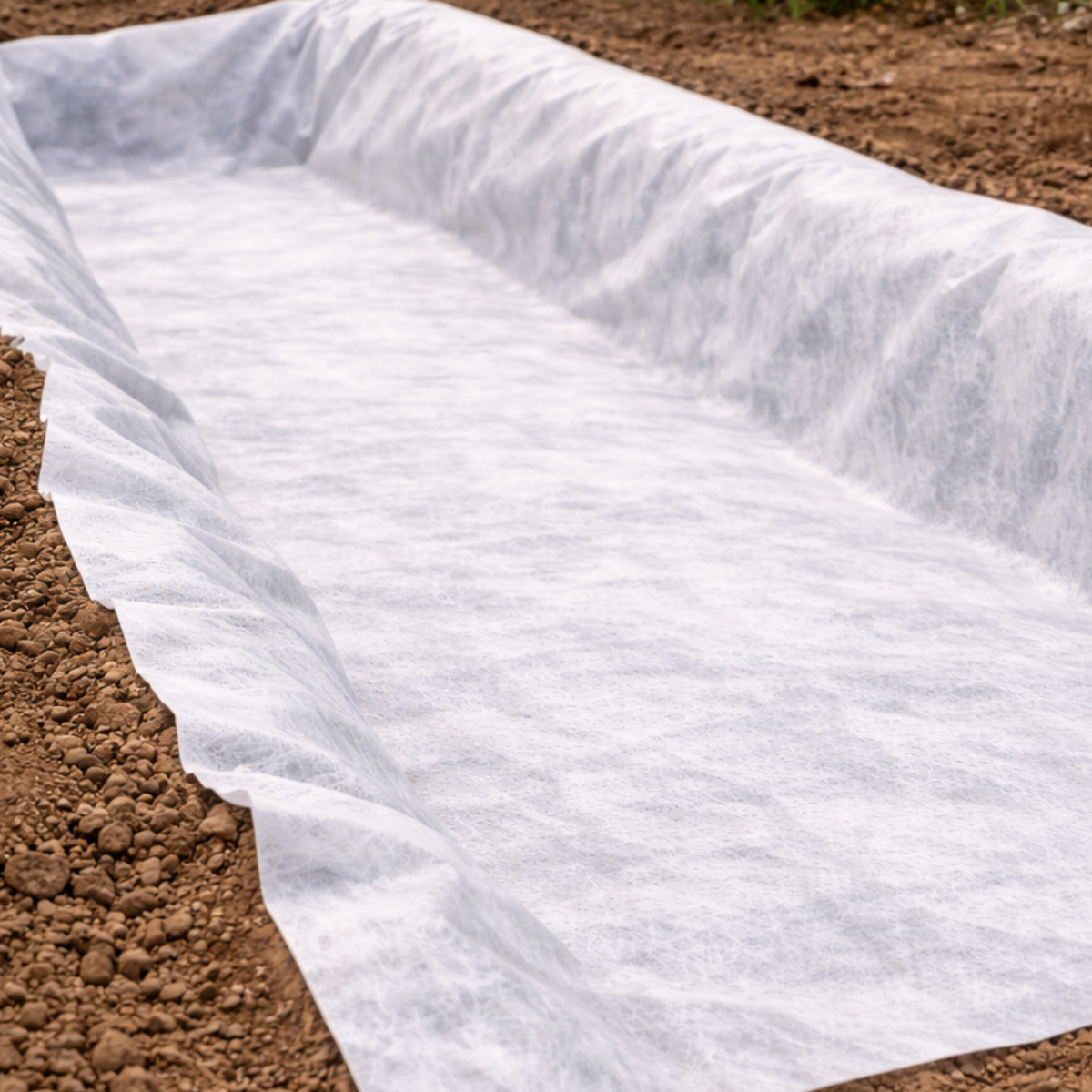 Yuzet non-woven geotextile fabric showing drainage, filtration and separation features