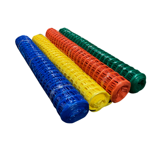 50m Plastic Barrier Safety Fence Garden netting blue green yellow orange