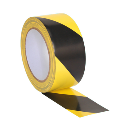 1 x Yuzet Hazard Warning Tape Self Adhesive Black/Yellow 50mm x 33m