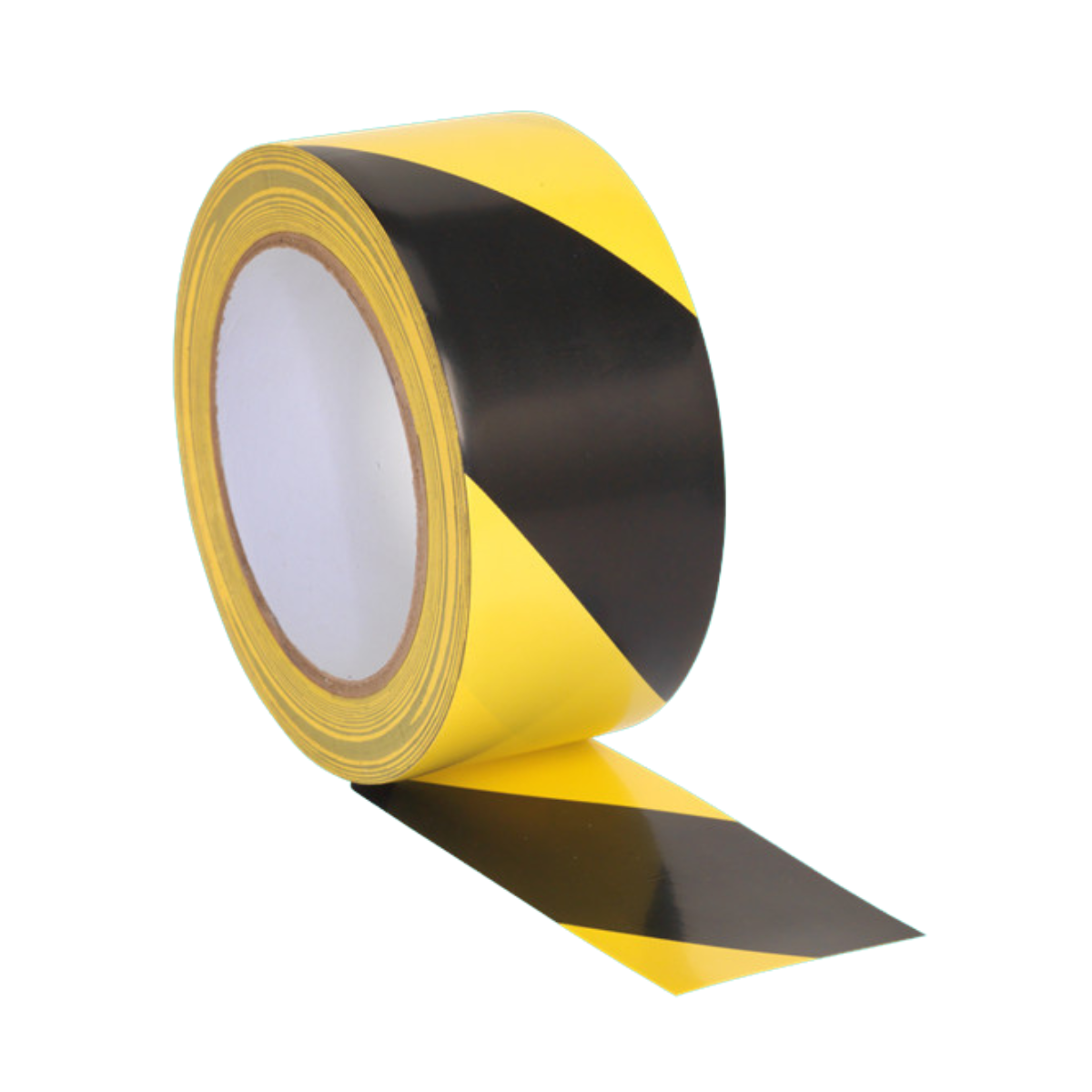 4 x Yuzet Hazard Warning Tape Self Adhesive Black/Yellow 50mm x 33m