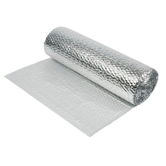 Yuzet Silver Multi-purpose Double Aluminium Bubble Insulation Foil. Loft, Wall, Home, Caravan, Attic, Garage, Roof, Radiator