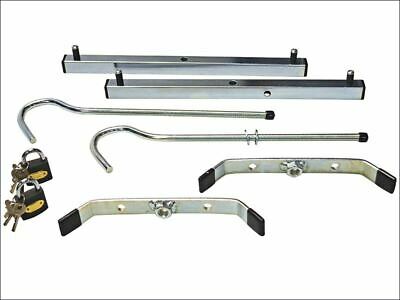 Zarges 40980B Roof Rack Clamps C/W 2 Padlocks - 1 Pair