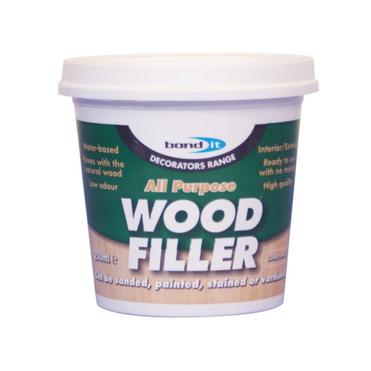 Bond It BDWF1 -  250ml 1 Part Ready Mixed Wood Filler