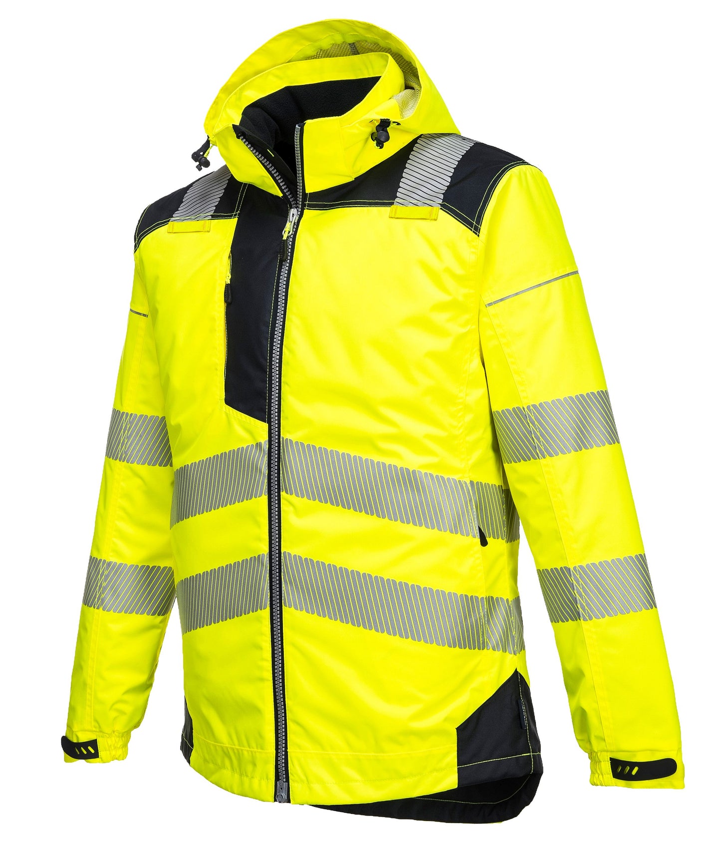 Portwest T400 PW3 Hi Vis Winter Jacket Waterproof Reflective Safety Work Coat