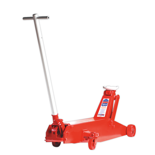 SEALEY - 10QJ Trolley Jack 10tonne Long Reach