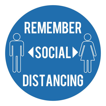 DRAPER 31527 - Social Distancing Floor Sticker