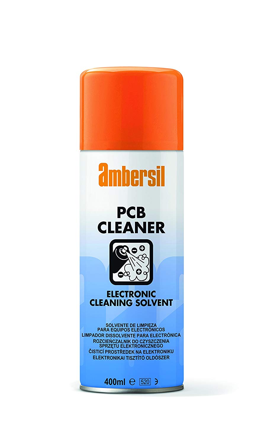 Ambersil PCB Cleaner 400ml Aerosol Spray Electronic Cleaning Solvent 31560