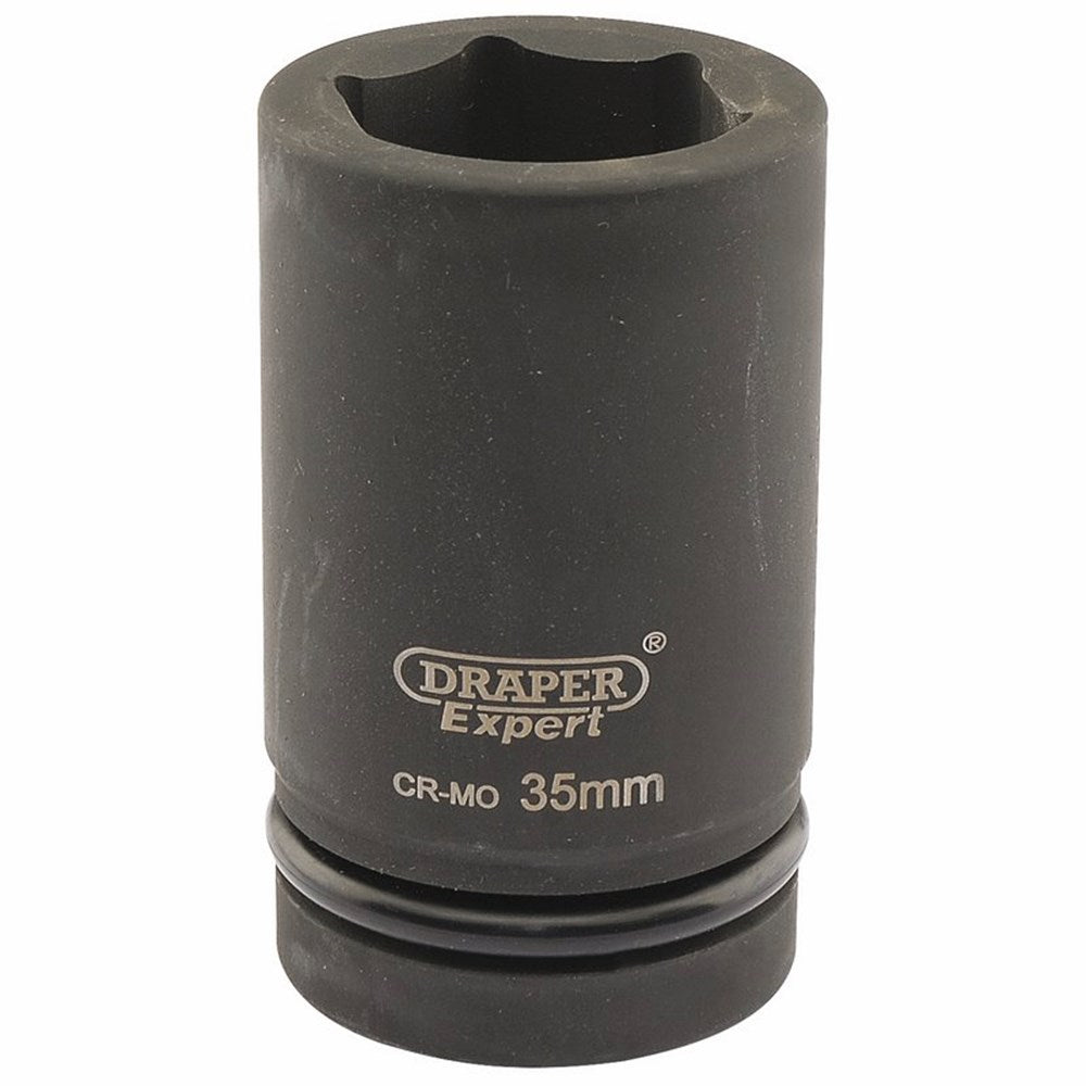 DRAPER 05149 - Expert 35mm 1" Square Drive Hi-Torq&#174; 6 Point Deep Impact Socket