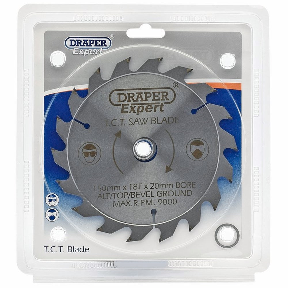 DRAPER 09463 - Expert TCT Saw Blade 150X20mmx18T