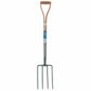 DRAPER 14301 - Carbon Steel Garden Fork with Ash Handle