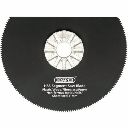 DRAPER 26072 - HSS Segment Saw Blade 88mm Dia. x 18tpi