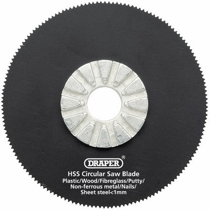 DRAPER 26073 - HSS Circular Saw Blade 63mm Dia. x 18tpi