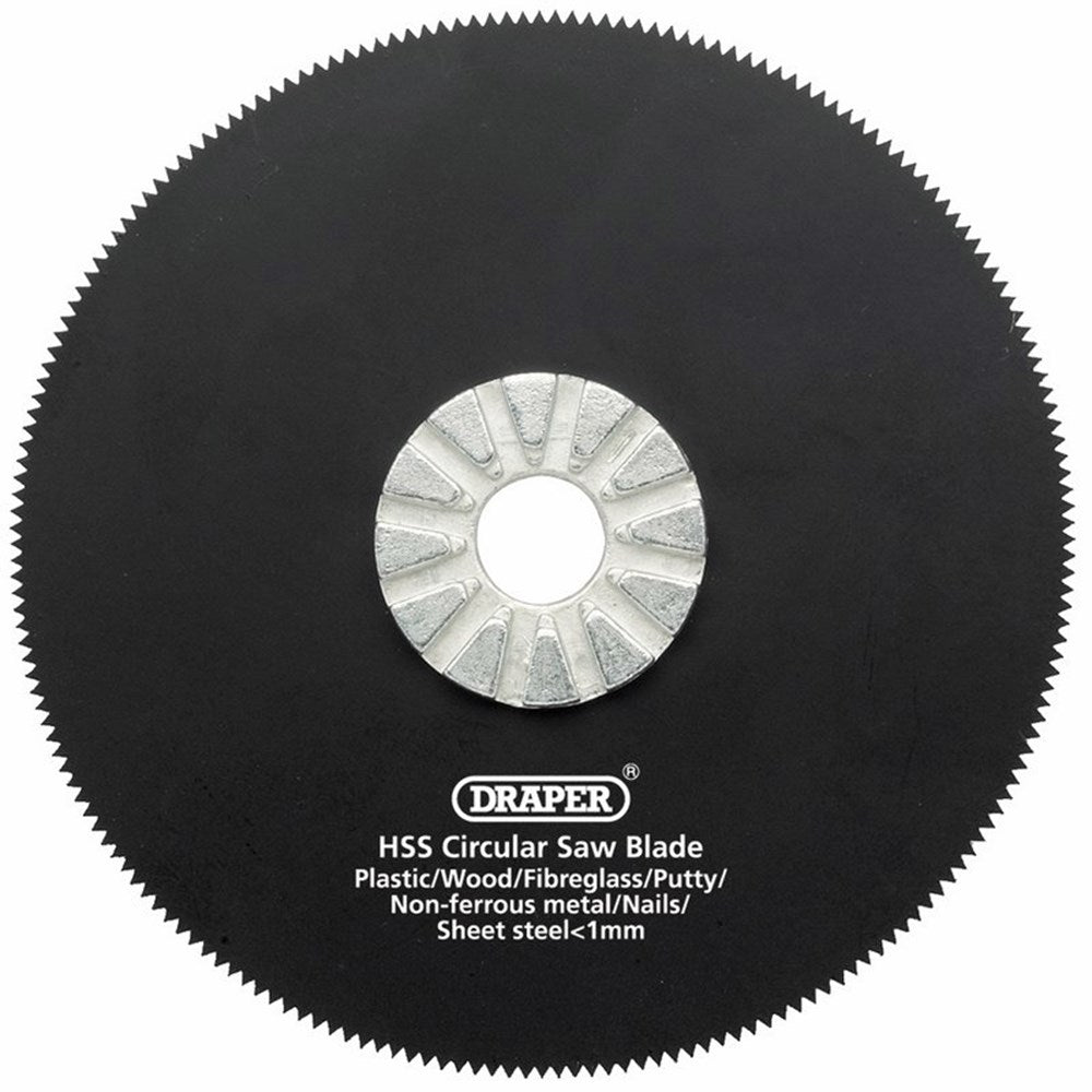 DRAPER 26074 - HSS Circular Saw Blade 88mm Dia. x 18tpi