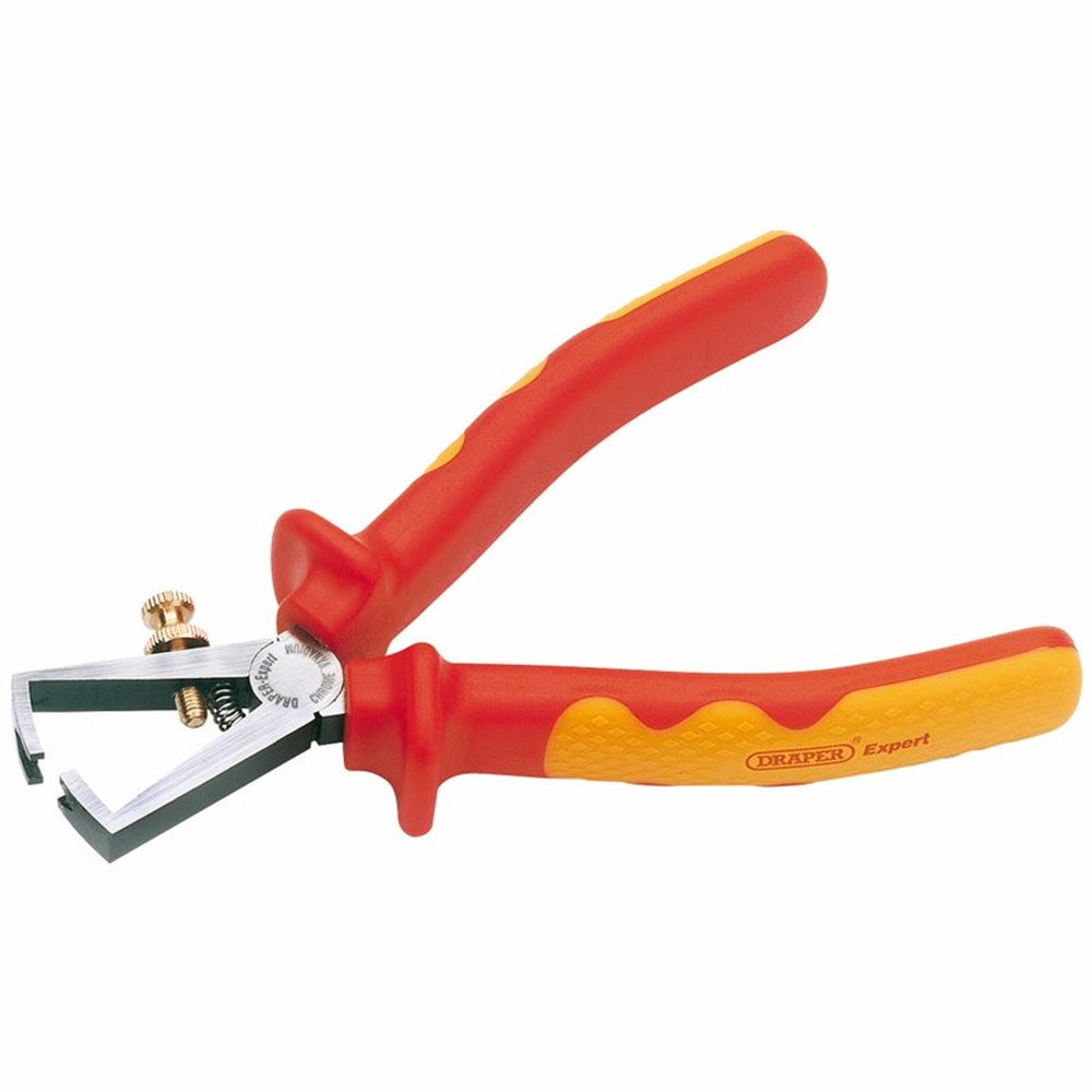 DRAPER 69183 - VDE Approved Fully Insulated Wire Stripping Pliers, 160mm