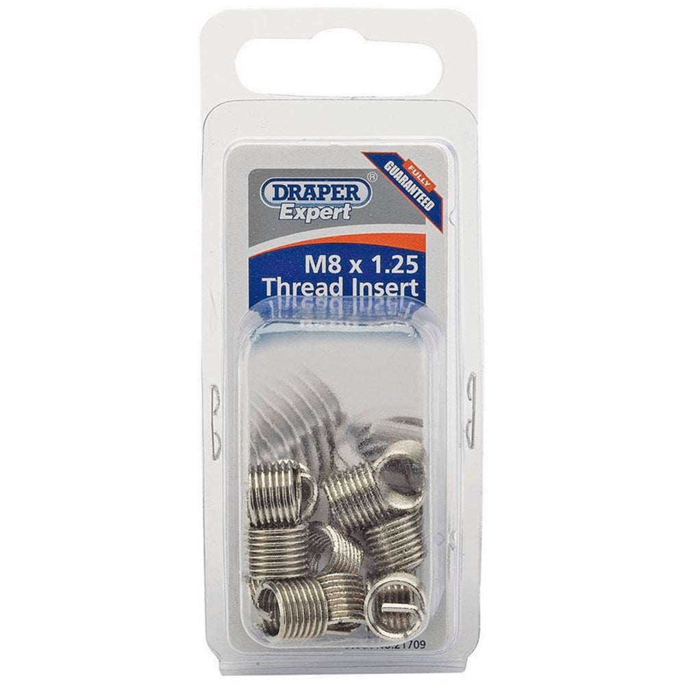 DRAPER 21709 - Metric Thread Insert Refill, M8 x 1.25 (Pack of 12)