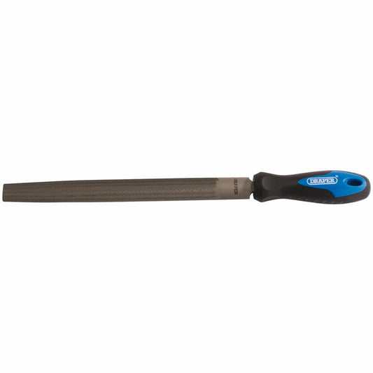 DRAPER 00010 - Soft Grip Engineer's File Round File and Handle, 250mm