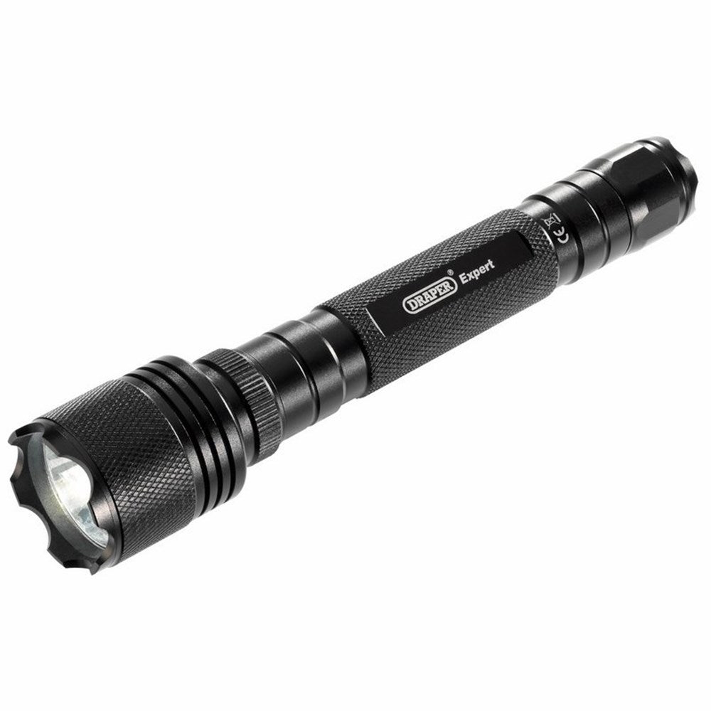 DRAPER 81118 - XPG 1 LED Aluminium Hand Torch (3 x C Batteries Required)