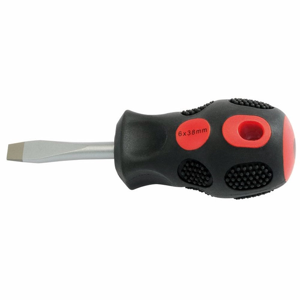 DRAPER 40012 - 6mm x 38mm Plain Slot Flared Tip Screwdriver (Sold Loose)