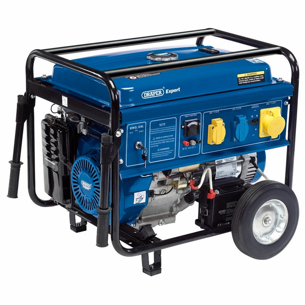 DRAPER 23987 - Petrol Generator (5.5KVA/5.0kW)