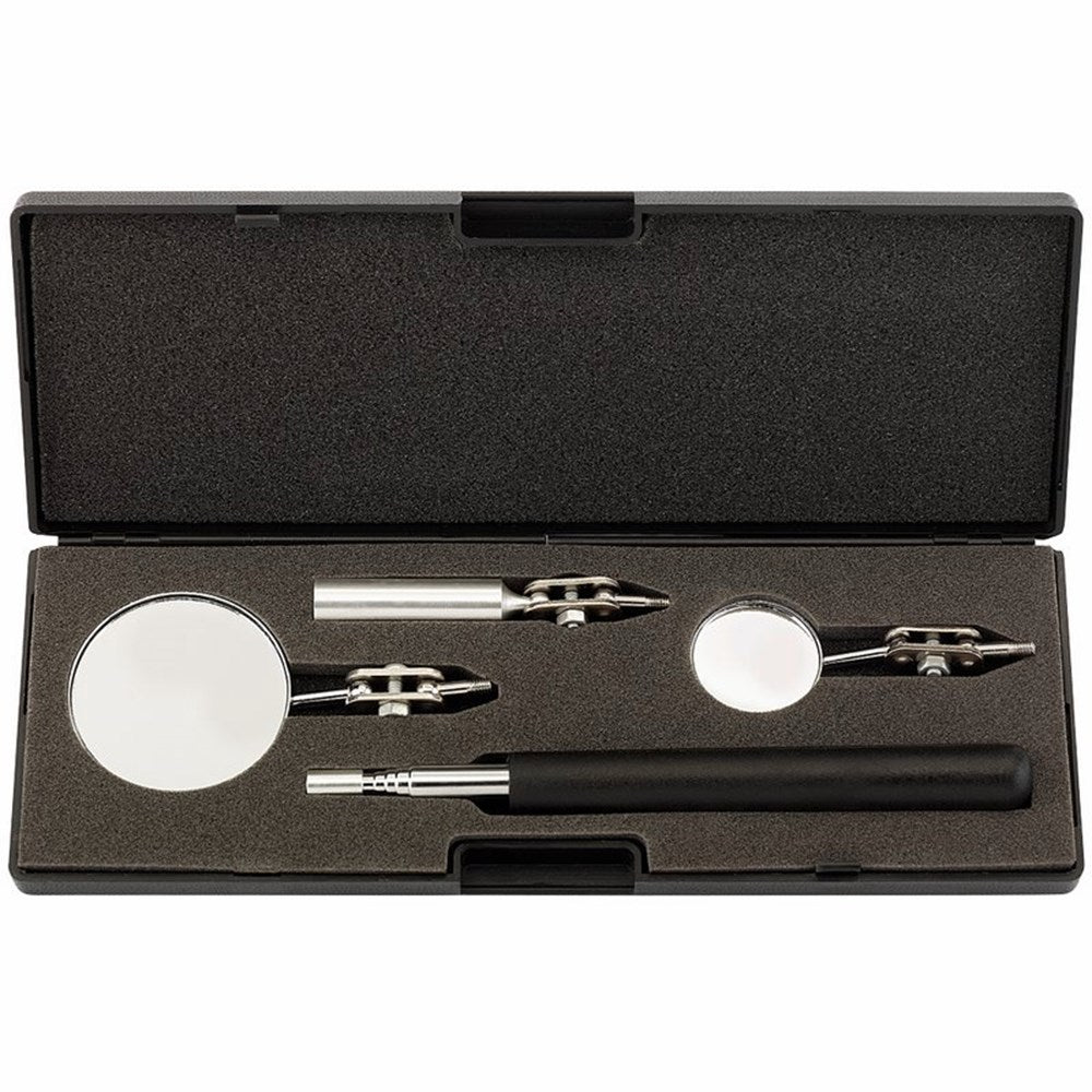 DRAPER 44001 - Telescopic Pick-Up Tool and Mirror Set (4 Piece)