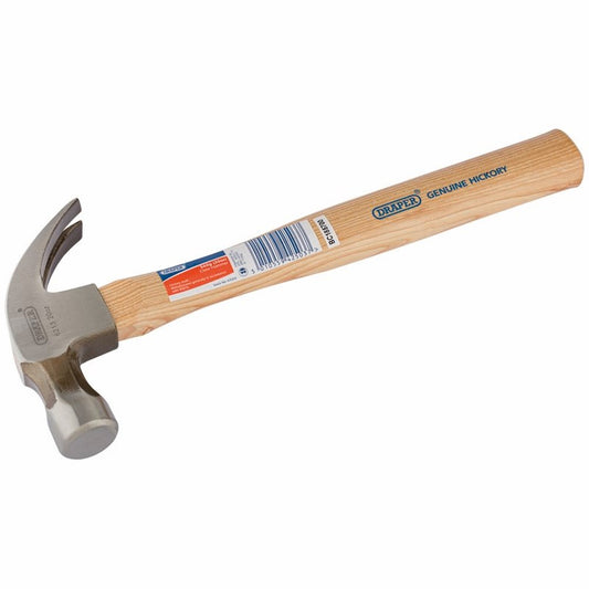 DRAPER 42503 - Hickory Shaft Claw Hammer, 560g/20oz