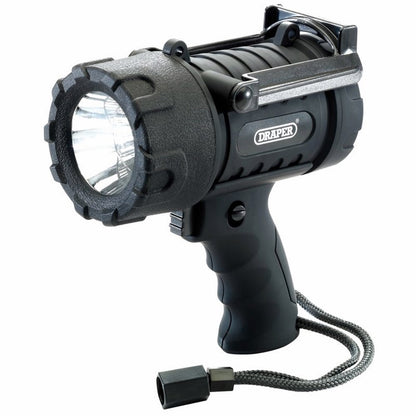 DRAPER 51754 - 5W CREE LED Waterproof Torch (3 x AA Batteries Required)
