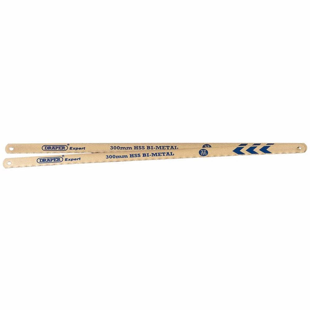 DRAPER 38265 - 2 x 300mm 32tpi Bi-Metal Hacksaw Blades
