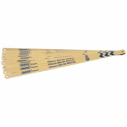 DRAPER 38266 - Bi-metal Hacksaw Blades, 300mm, 32tpi (Pack of 10)