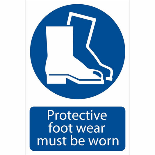 DRAPER 72089 - 'Protective Footwear' Mandatory Sign