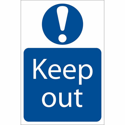 DRAPER 72913 - 'Keep Out' Mandatory Sign