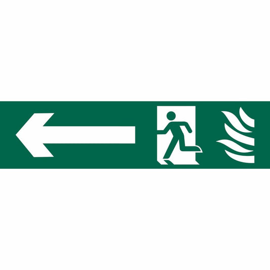 DRAPER 73165 - 'Running Man Arrow Left' Safety Sign