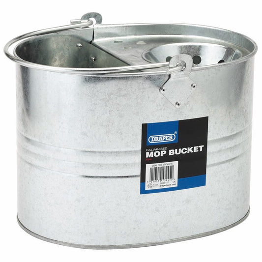 DRAPER 53245 - Galvanised Mop Bucket (9L)