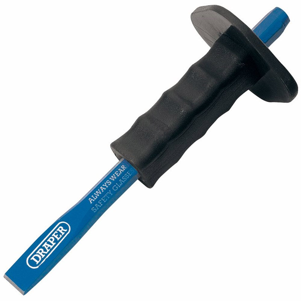 DRAPER 64681 - Octagonal Shank Cold Chisel with Hand Guard, 19 x 250mm (Display Packed)
